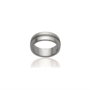 Bague Homme Acier BHAC10