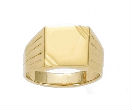 Bague Homme Plaqué Or BHO7