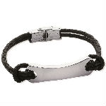 Gourmette Homme Acier GHAC1