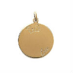 Pendentif Femme Plaqué Or PFO6